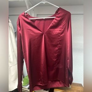 Deep Red (maroon) blouse